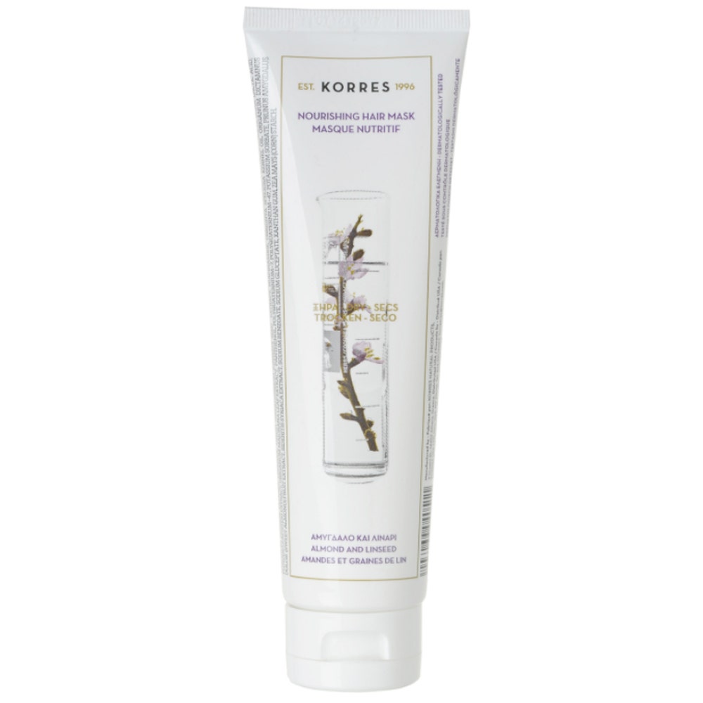Korres Nourishing Mask Dry And Brittle Hair Almond And Linseeds 125ml