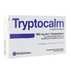 Dissolvurol Tryptocalm L-tryptophan 30 Tablets 500mg