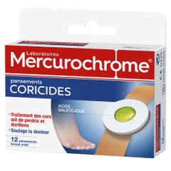 Mercurochrome Callus Removing Plasters for Toes x 12