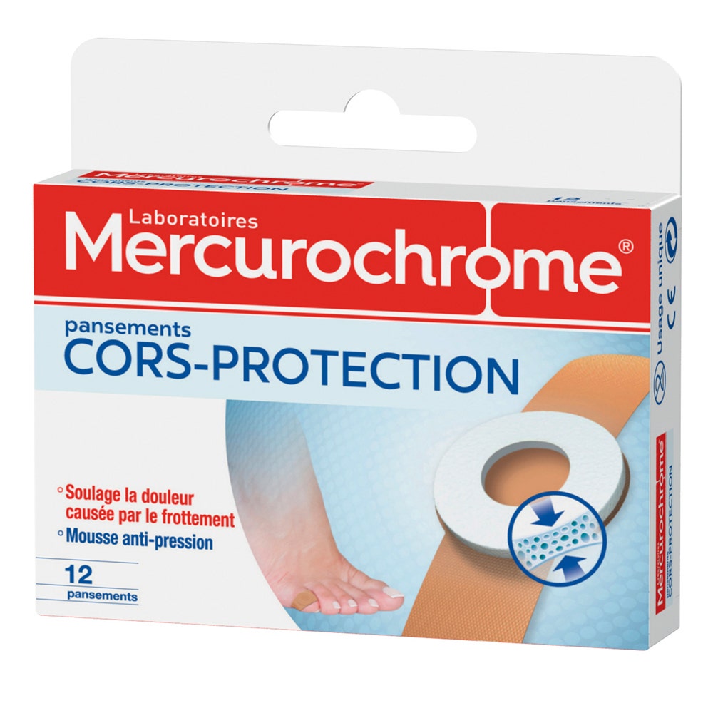 Mercurochrome Protective plasters for calluses x12 - Easypara