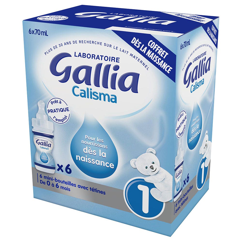 Gallia Calisma Ready-to-use formula 1 from birth 70ml