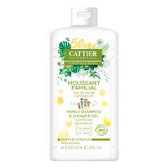 Cattier Shower Gel Family Shampoo And Shower Gel 500ml