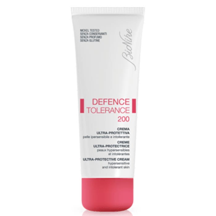 Bionike Tolerance 200 Ultra Protective Cream Hypersensible And Intolerant Skins 50ml Defence Bionike