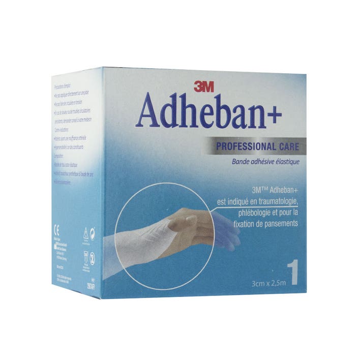 Adheban Plus Adhesive Elastic Strip 3cmx2.5m 3M