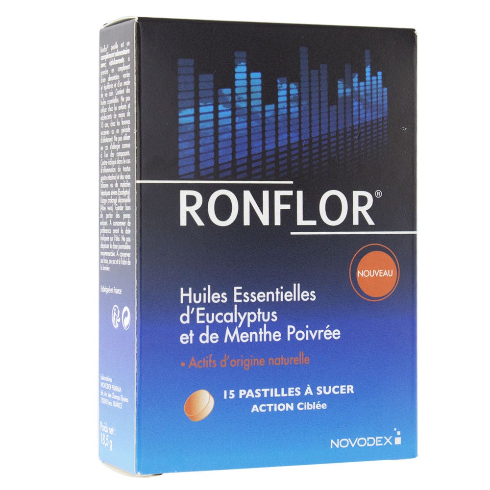 Novodex Ronflor Anti-snoring X 15 Pellets - Easypara