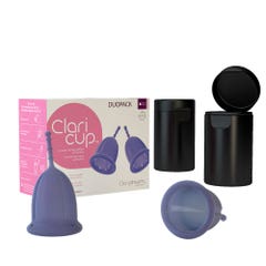 Lyocentre Claricup Duopack Anti Microbial Menstrual Cup