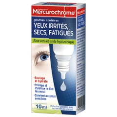 Mercurochrome 3-in-1 Eye Drops Dry & Irritated eyes 10ml