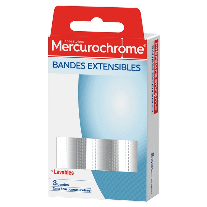Extensible Bandage 2mx7cm X3 Mercurochrome