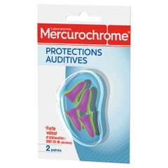 Mercurochrome Hearing Protection 2 pairs