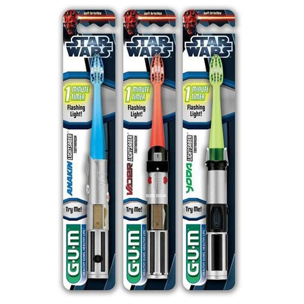 Gum Gum Brosse A Dent 4030 Star War Sabre Laser Souple Compact