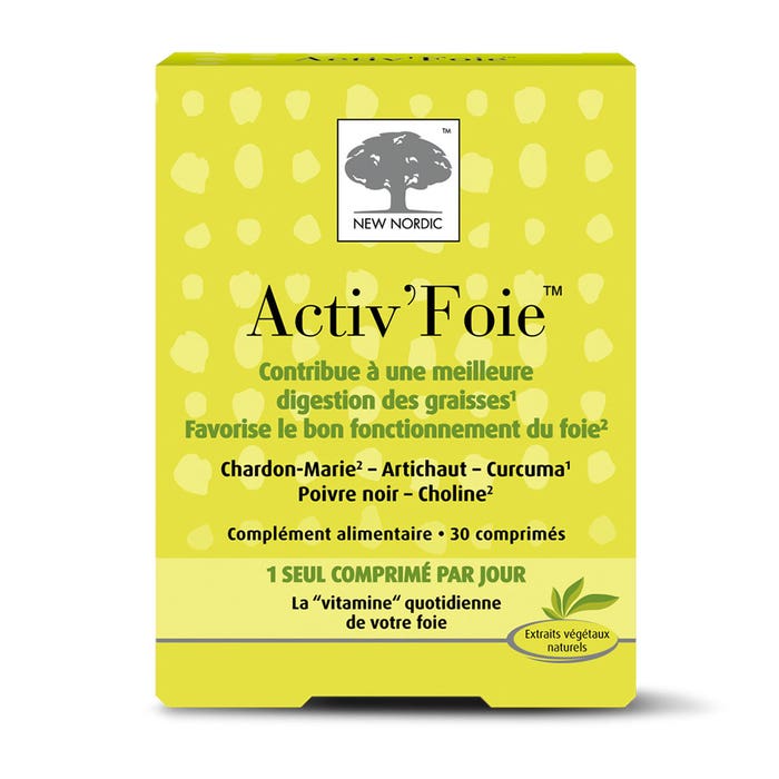 Activ'foie 30 tablets New Nordic