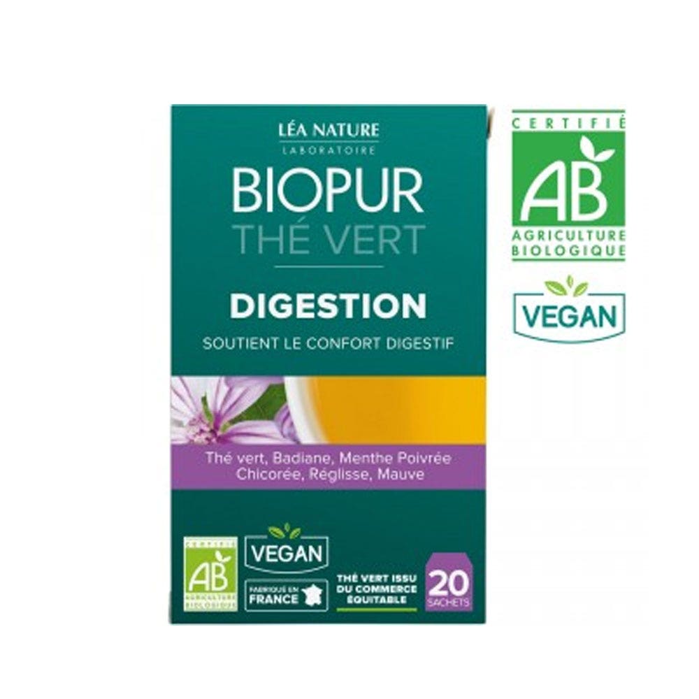 Biopur Organic Green Tea Digestion X 20 Bags