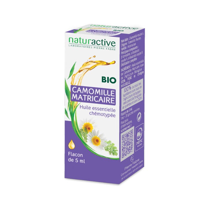Organic Matricaria Chamomile Essential Oil 5ml Naturactive