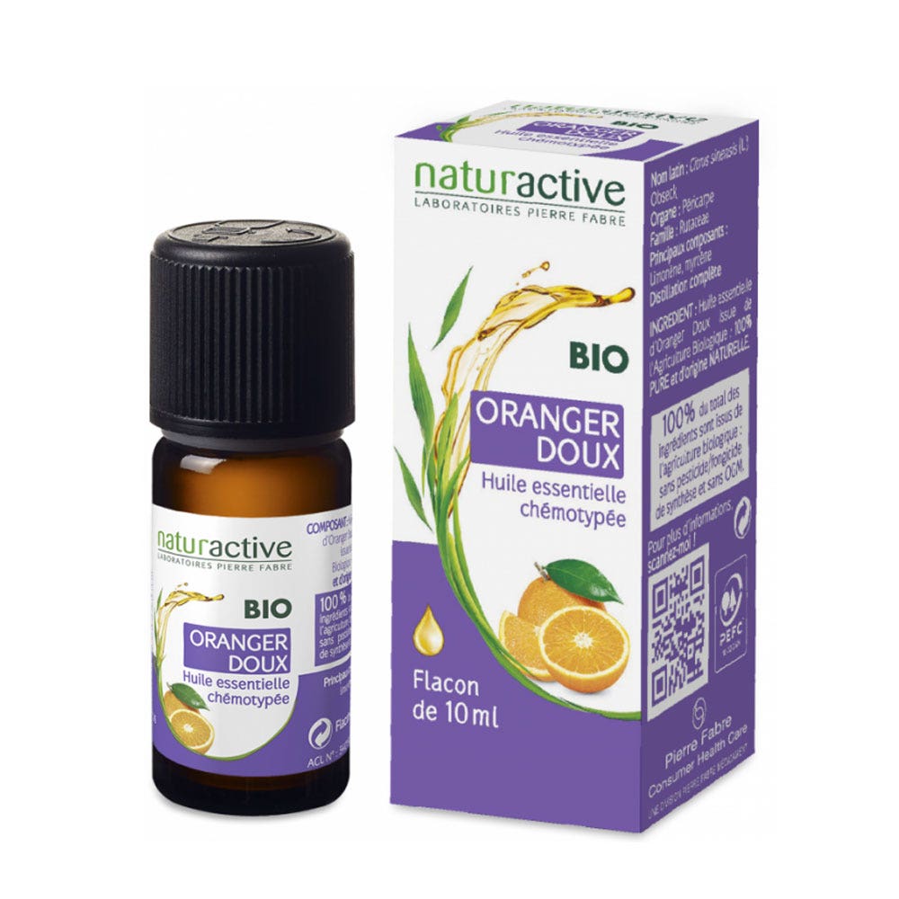 Naturactive Sweet orange organic essential oil 10 ml