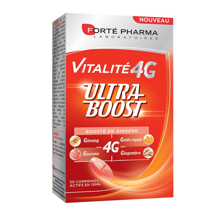 Vitality 30 tablets Ultra Boost 4G Forté Pharma