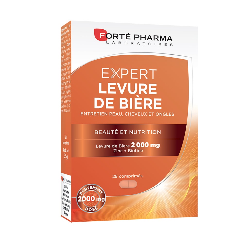 Forté Pharma Hair Expert Zinc and Biotin-enriched Brewer's Yeast for Hair, Nails and Skin 28 tablets