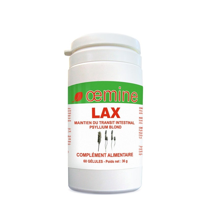Lax Psyllium Blonde 60 Gelules Oemine
