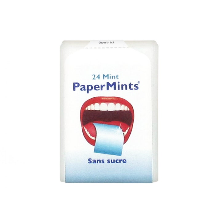 Papper Mints Paper Mints Fresh Breath Sugar Free Sheets X24 - Easypara