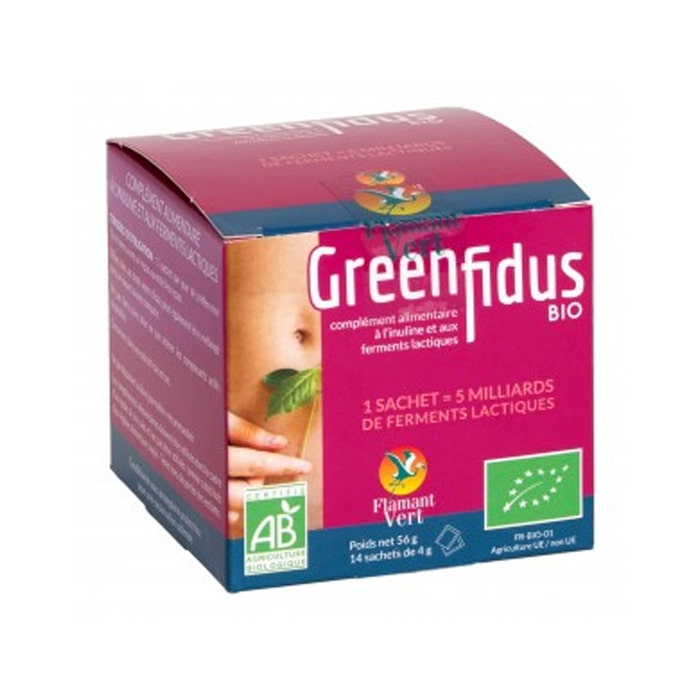 Greenfidus Bio X 14 Sachets Flamant Vert