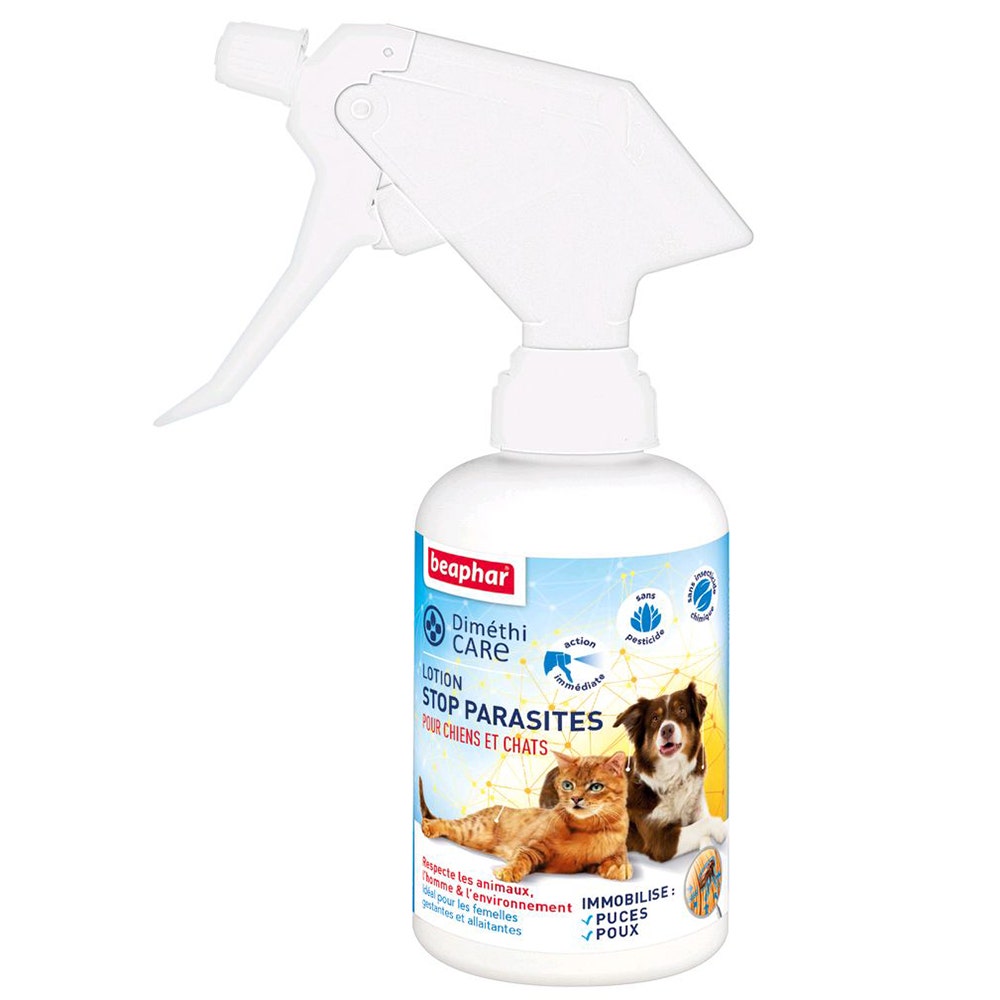 Beaphar Dimethicare Lotion Stop Parasites Cats And Dogs 250ml