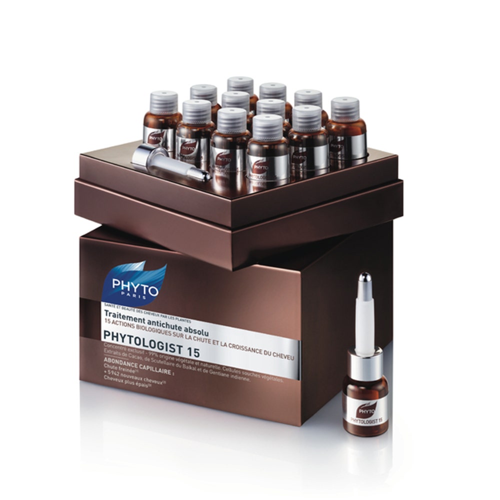Phyto Paris Phytologist 15 Hair Loss Treatment 12 Phials With Applicator 5ml