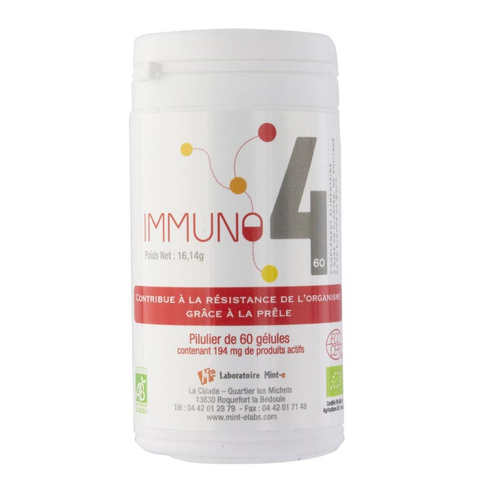 Immuno 4 Bio 60 capsules Mint-E