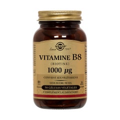 Solgar Vitamin B8 Biotin 1000Ug Biotine Beauté Peau, Cheveux x 50 plant capsules