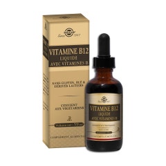 Solgar Liquid Vitamin B12 Vitalité Cardiovasculaire 59 ml