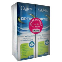 Quies Optik Solution For Soft Contact Lenses 2x360ml