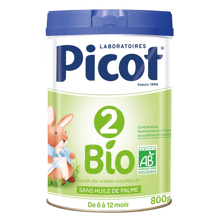 2 Bio Formula Powder Milk 6-12 Months 800g Picot