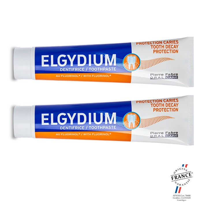Elgydium Caries Protection Toothpaste 2x75ml