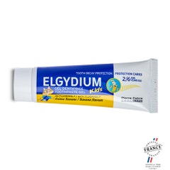 Elgydium Kids Toothpaste gel Fluorinol Banana 2-6 Years Old 50ml