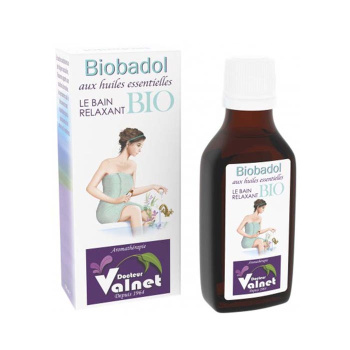 Biobadol With Essential Oils Organic Relaxing Bath 50ml Dr. Valnet