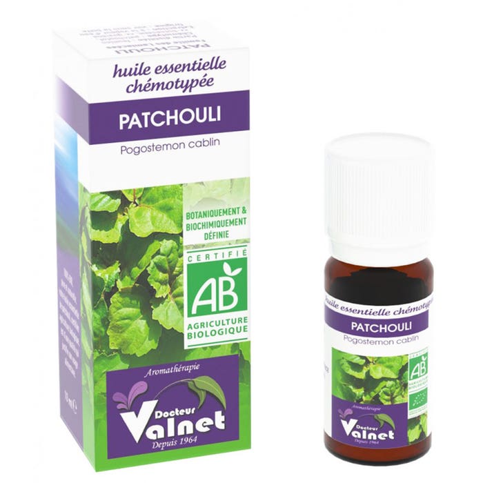 Patchouli Organic Essential Oil 10ml Dr. Valnet