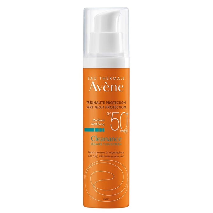 Avène Cleanance Solaire Spf50+ Oily Skins Prone To Imperfections 50ml