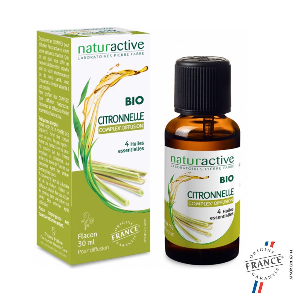 Naturactive Organic Complex' Diffusion Lemongrass 30ml