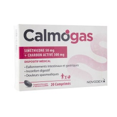 Novodex Calmogas 20 Tablets