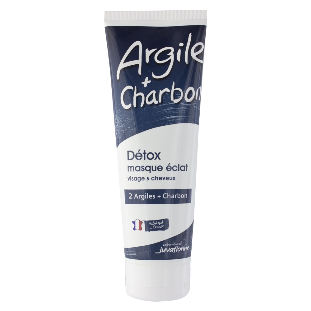 Juvaflorine Detox Charcoal And Clay Mask Face And Hair 300g