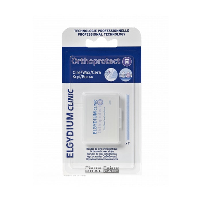 Orthoprotect Orthodontic Wax Strips X7 Elgydium Clinic