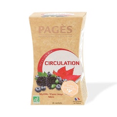 Pagès Organic Circulation Infusion 20 Sachets x 20 sachets