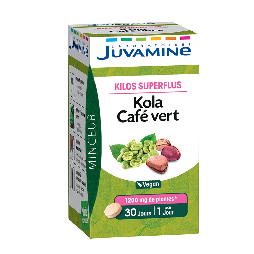 Juvamine Kola Green Coffee 30 Tablets