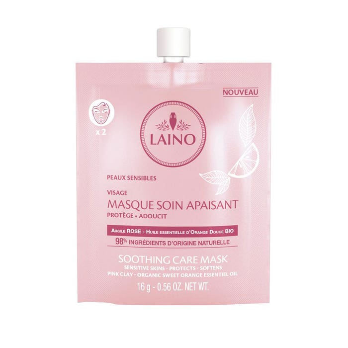 Soothing Rose Care Masks for Sensitive Skin Laino 16g Laino