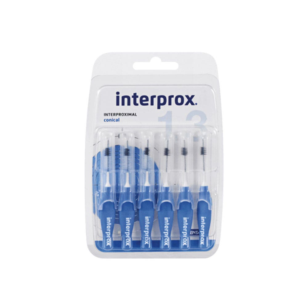 Interprox Conical 1.3mm interdental brushes x6 - Easypara