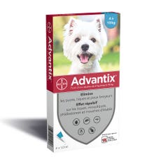 Advantix Dogs From 4 To 4 Pipettes From 4 to 10 kg 10kg