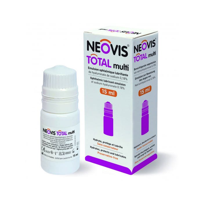 Total Multi Ophthalmic Lubricating Emulsion 15ml Neovis