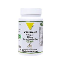 Vit'All+ Valerian Organic Standardised Extract 300mg 60 capsules