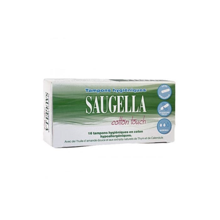 Normal Hygiene Tampons x16 CottonTouch Average flow Saugella