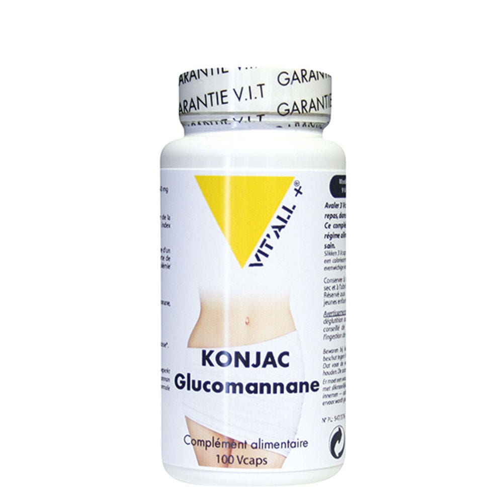 Vit'All+ Konjac Glucomannan 500mg 100 capsules