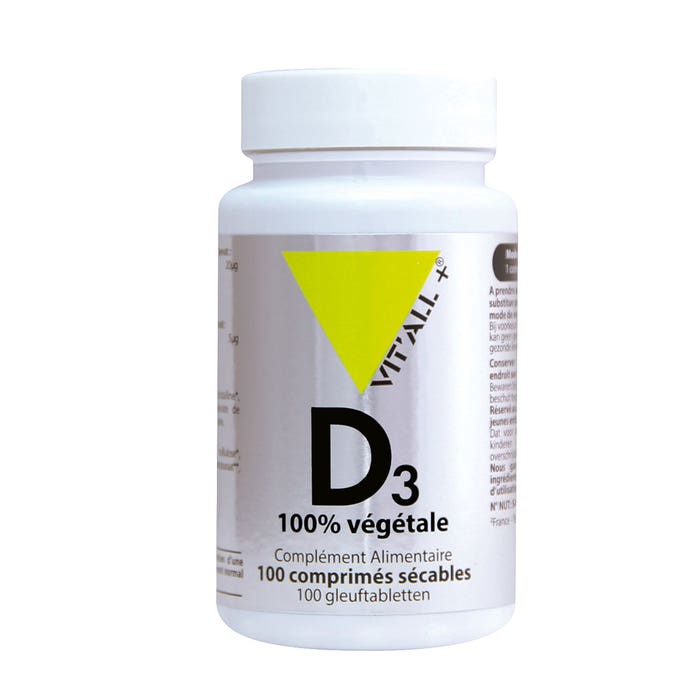 Vit'All+ Plant-based Vitamin D3 100 Tablets