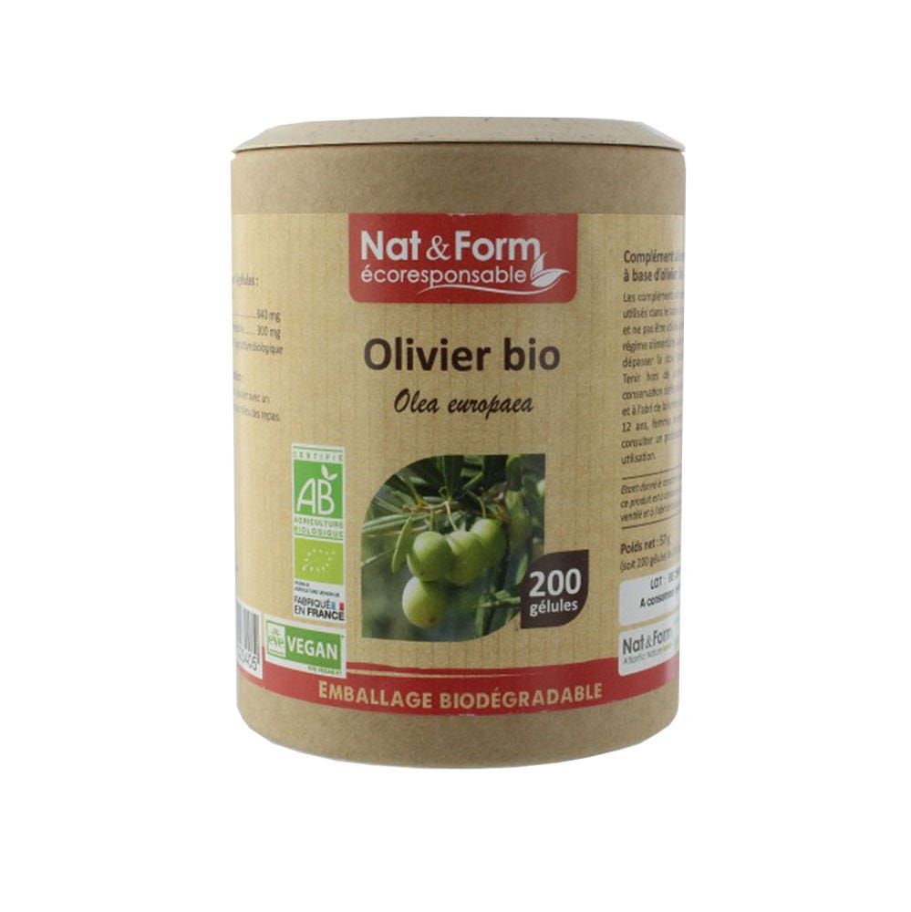 Nat&Form Olive Tree Bio 200 Capsules Nat&form